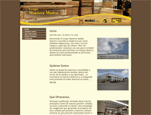 Tablet Screenshot of maderasmanteca.com